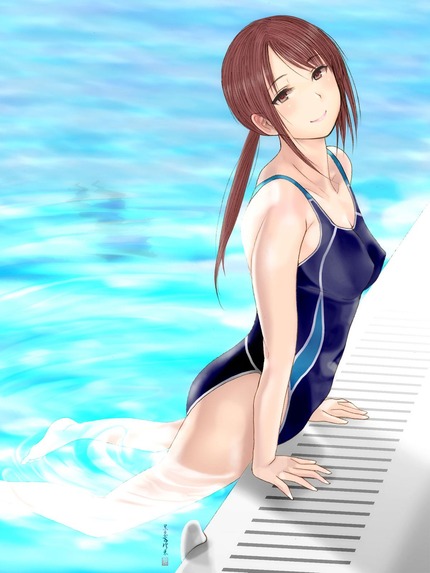 水着：競泳水着、スク水の女の子画像がたまりません！433