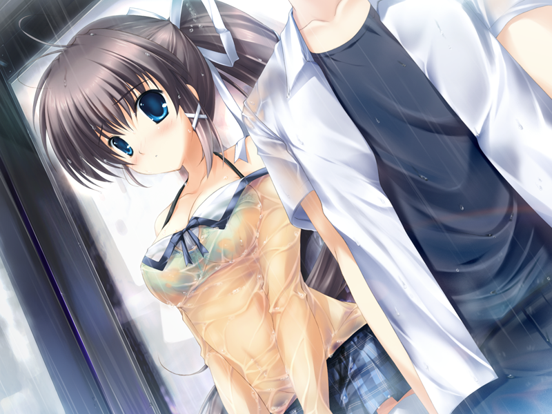 Anime wet kiss