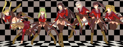 ハイレグ レオタード 競泳水着_二次エロ画像55