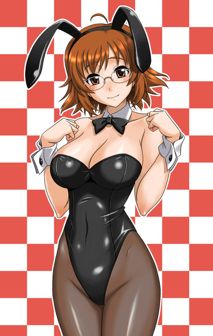ハイレグ レオタード 競泳水着_二次エロ画像72