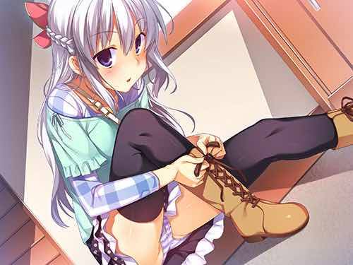 座っている女の子21