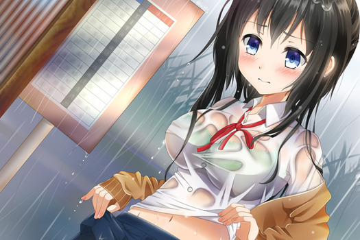 濡れた制服 nure seihuku2