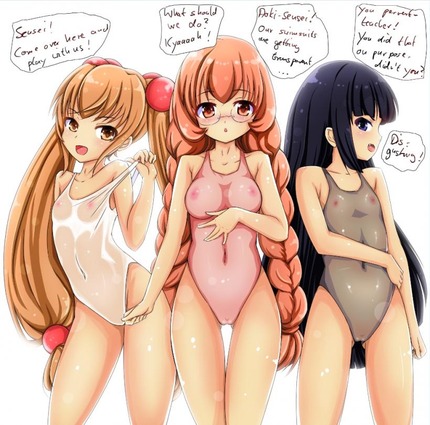 ハイレグ レオタード 競泳水着_二次エロ画像162