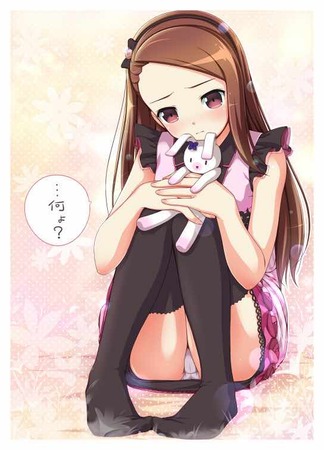 座っている女の子54