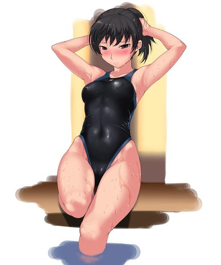 ハイレグ レオタード 競泳水着_二次エロ画像15