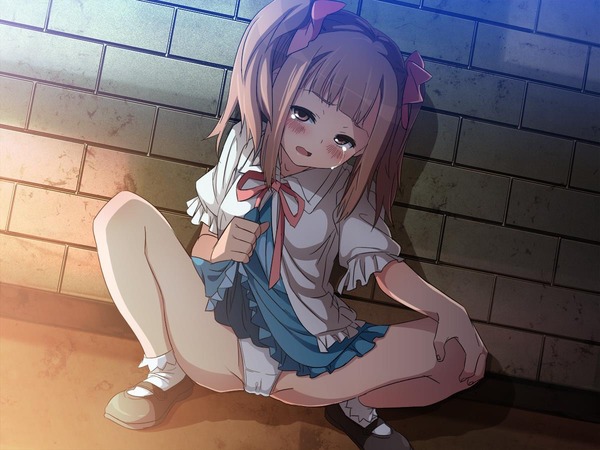 スカートたくし上げ84