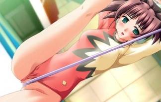 ハイレグ レオタード 競泳水着_二次エロ画像149