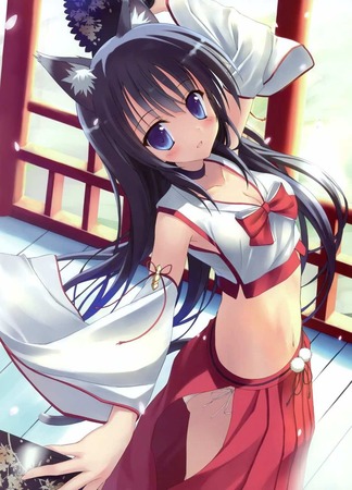 巫女 コスプレ54