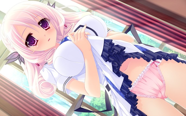 スカートたくし上げ29