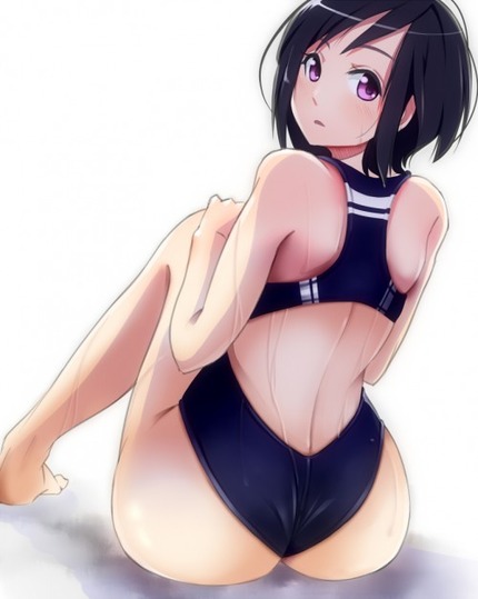 ハイレグ レオタード 競泳水着_二次エロ画像123