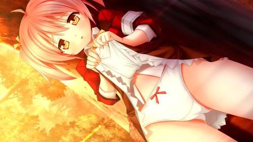 スカートたくし上げ86