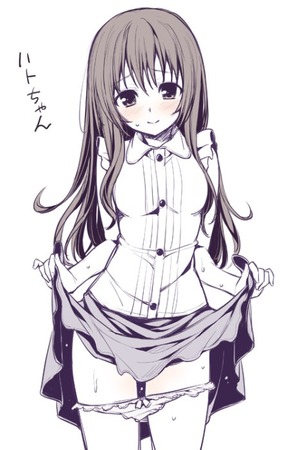 スカートたくし上げ88