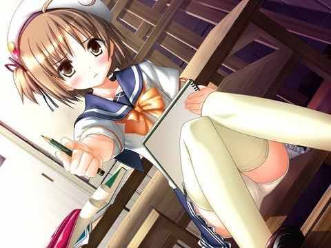 座っている女の子5