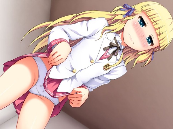 スカートたくし上げ41