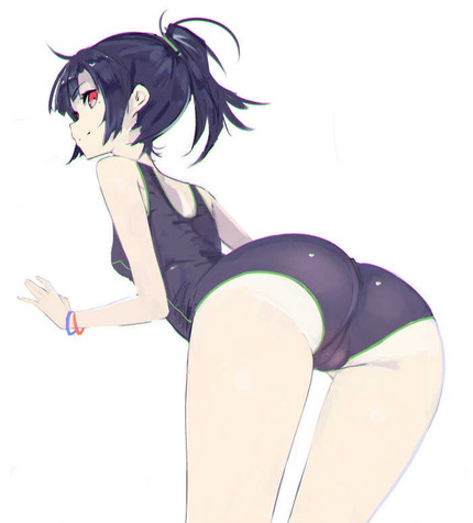 ハイレグ レオタード 競泳水着_二次エロ画像122
