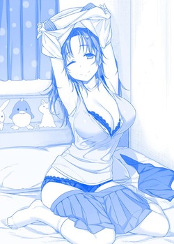 月曜日のたわわの巨乳女子高生、編込みちゃん2