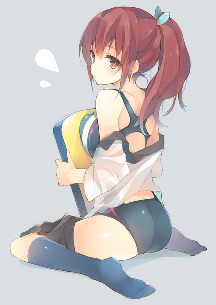 ハイレグ レオタード 競泳水着_二次エロ画像171