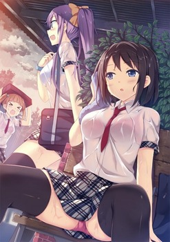 制服 おっぱい パンツ32
