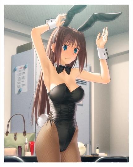 ハイレグ レオタード 競泳水着_二次エロ画像81