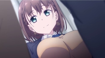 月曜日のたわわの巨乳女子高生、編込みちゃん24