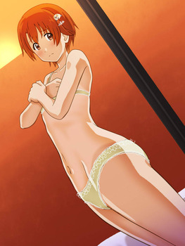 大事な部分を隠す女の子35