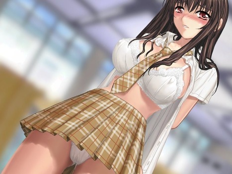 制服 おっぱい パンツ1