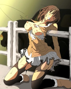 破れた服18