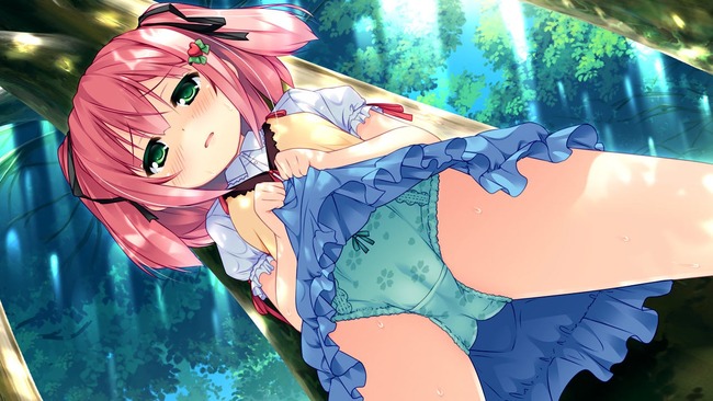 スカートたくし上げ58