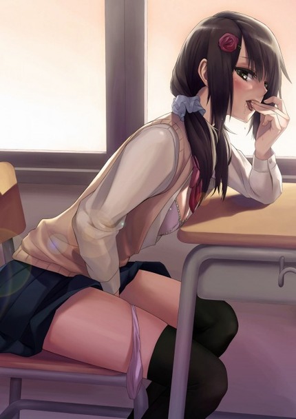 バレないように隠れてエッチなことしてる画像_二次エロ画像96