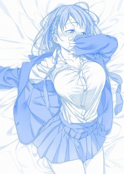 月曜日のたわわの巨乳女子高生、編込みちゃん6