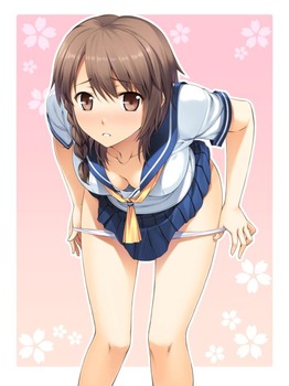 制服 おっぱい パンツ25