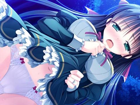 スカートたくし上げ12