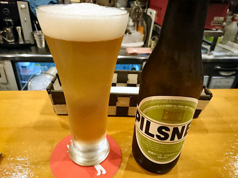 箕面ビール・ピルスナー@ビストロバール・マータ