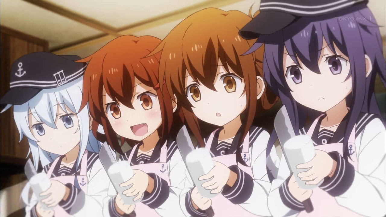 【艦これ】アニメ 第6話「第六駆逐隊、カレー洋作戦！」感想まとめ 翔鶴はピンクの紐パン！第六駆逐隊によるいいロリ