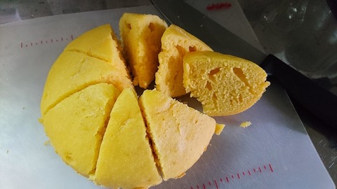 完成品を切る