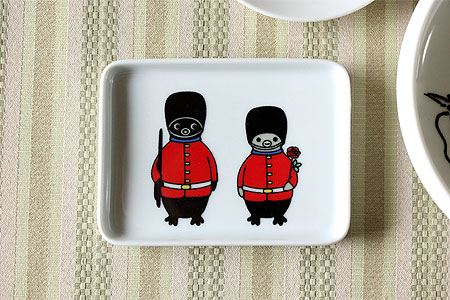 さかざきちはる Suica 角皿 ペンギン 世界旅行 「ブラジル」 さか