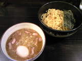 前略っ。つけそばまるきゅう 半肉塩つけそば 半熟玉子
