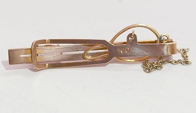 【K10 刻印あり】 ネクタイピン ネクタイピン K10刻印 K10 ペアリング 2本セット 5mm幅 1.5mm厚 |