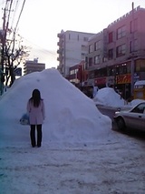 歩道の雪２