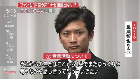 TOKIO 緊急記者会見 画像