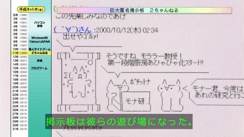 「平成ネット史」2ちゃんねる誕生歴史
