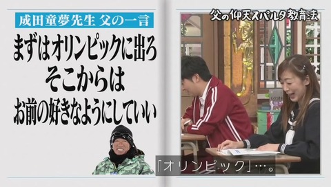 しくじり先生 成田童夢