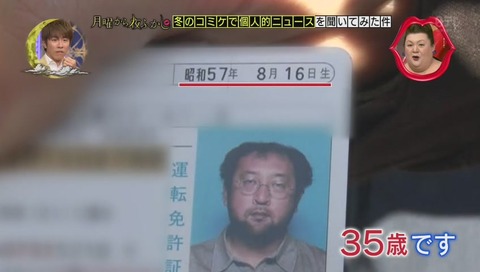 コミケ 職務質問された人 35歳