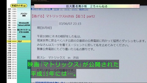 「平成ネット史」マトリックスオフ