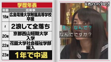 「しくじり先生」クロちゃん 学歴