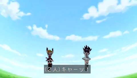 アニメ「HUGっと!プリキュア」初代プリキュア キュアブラック キュアホワイト 登場