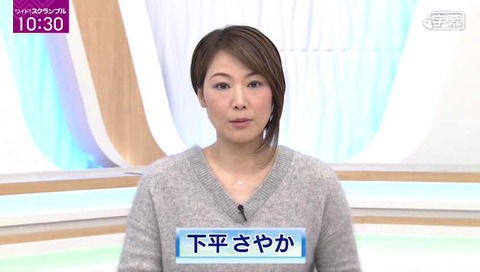 下平アナ