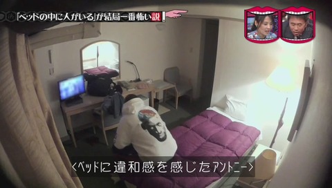 水曜日のダウンタウン「ベッドの中に人がいる が結局一番怖い説」
