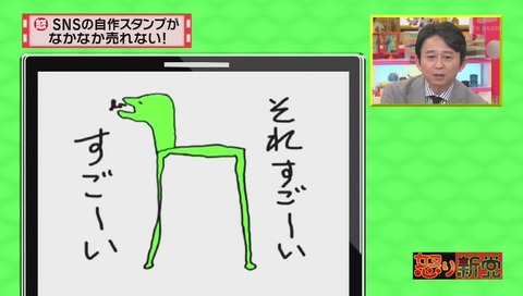マツコ&有吉の怒り新党 投稿者ひとみ LINEスタンプ「小学生の息子の絵」