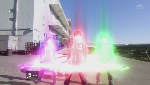 パトレンジャー 変身シーン